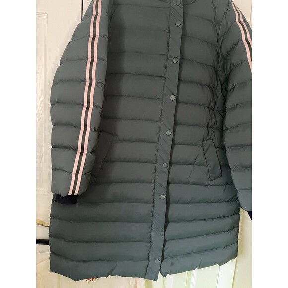 Boden Down Puffer Jacket In Green Women Size 18 - Picture 3 of 11